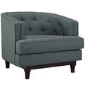 Modway Furniture Coast Armchair, Gray EEI-2130-GRY